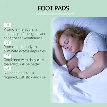 100% Herbal & Gentle Ingredient Detox Foot Pads ( Pack of 10 ) Buy 1 Get 1 Free